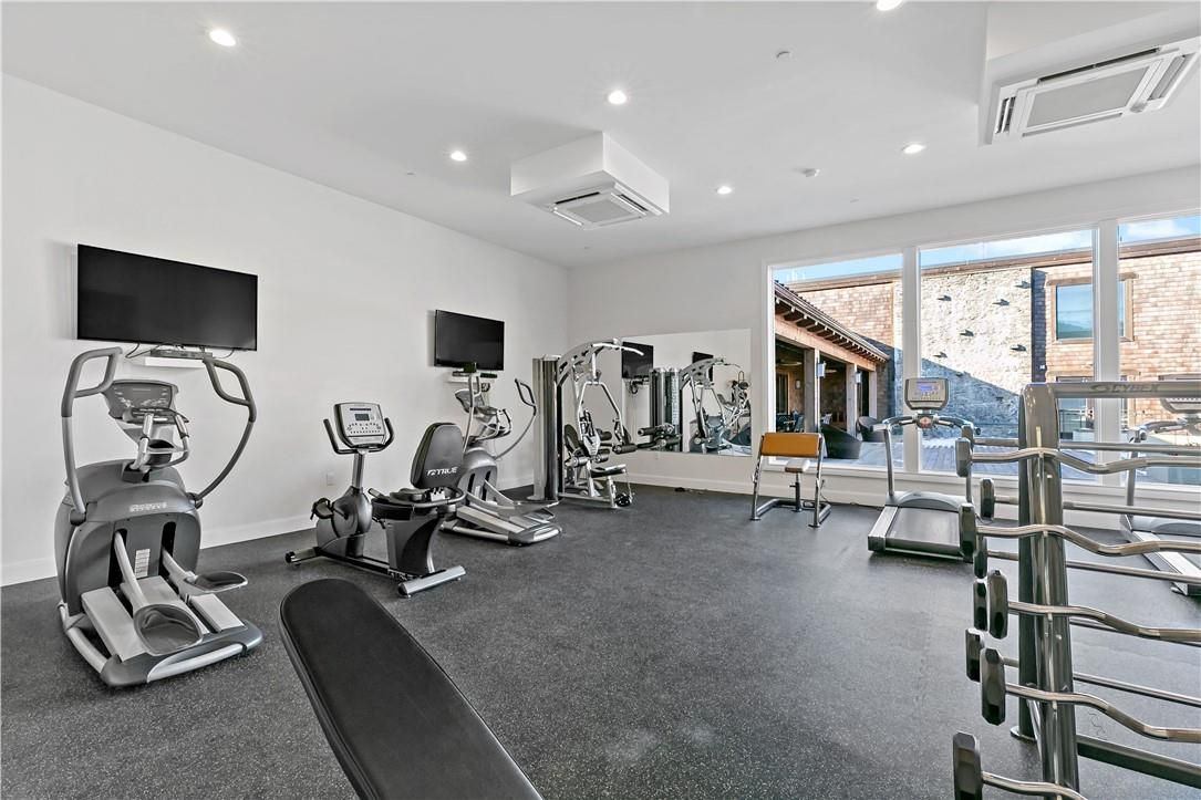 Fitness Equipment, Gym, Interior, Recessed Lighting