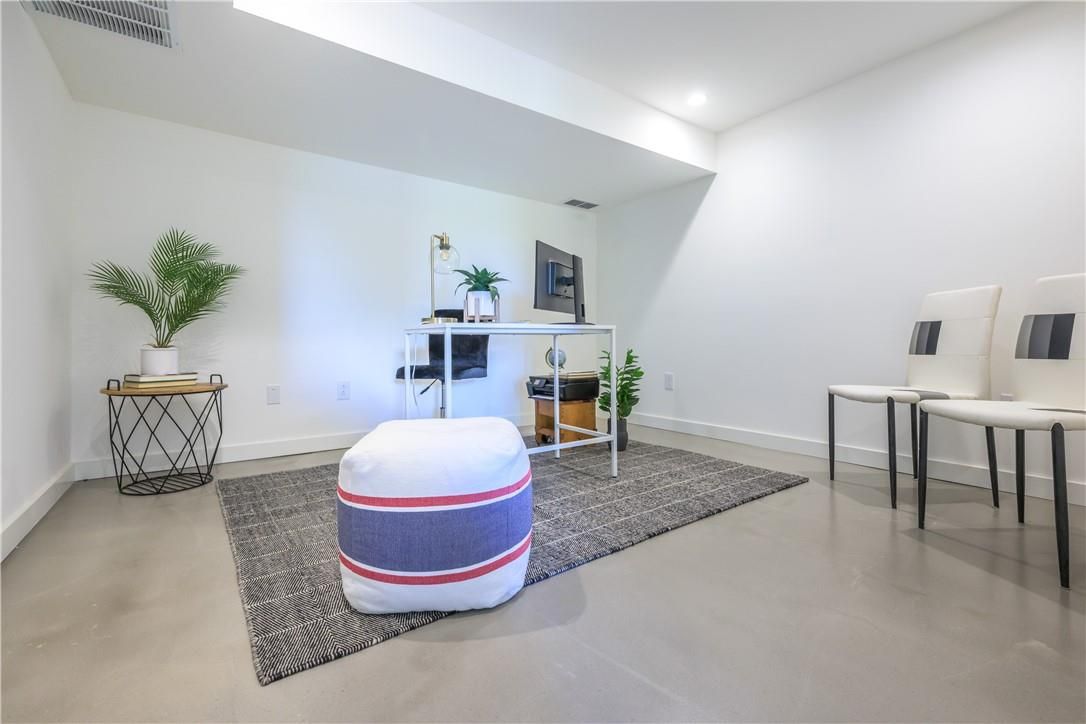 Home Office, Interior, Recessed Lighting