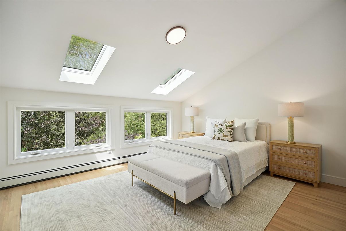 Bedroom, Interior, Wood Texture Flooring