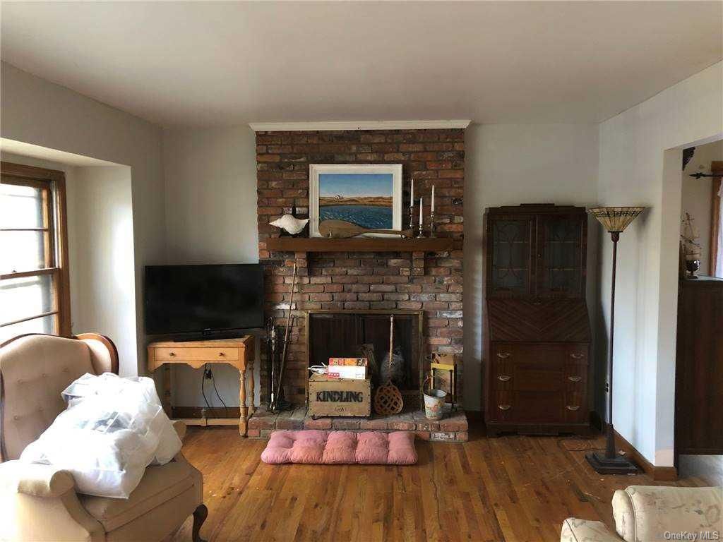 Fireplace, Interior, Stone Walls, Wood Texture Flooring