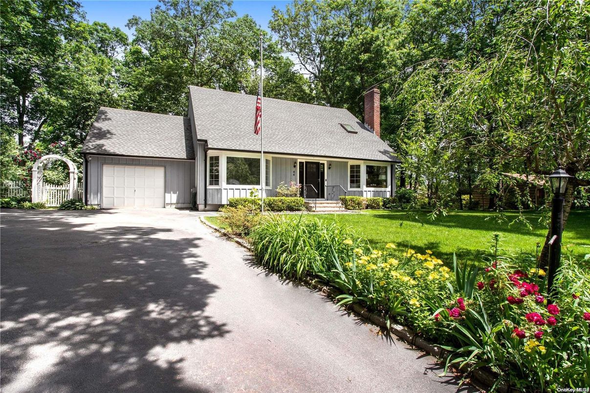 Attached, Backyard, Exterior, Facade, Cape Cod
