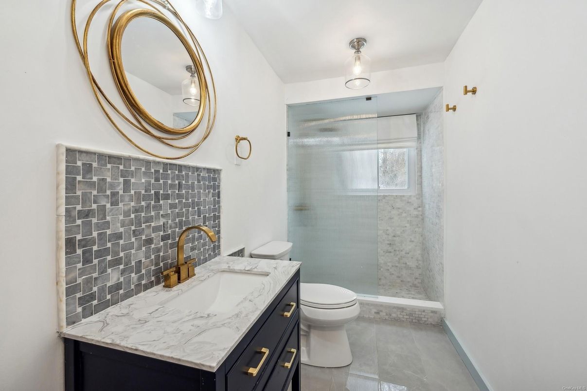 Bathroom, Glass Shower, Interior