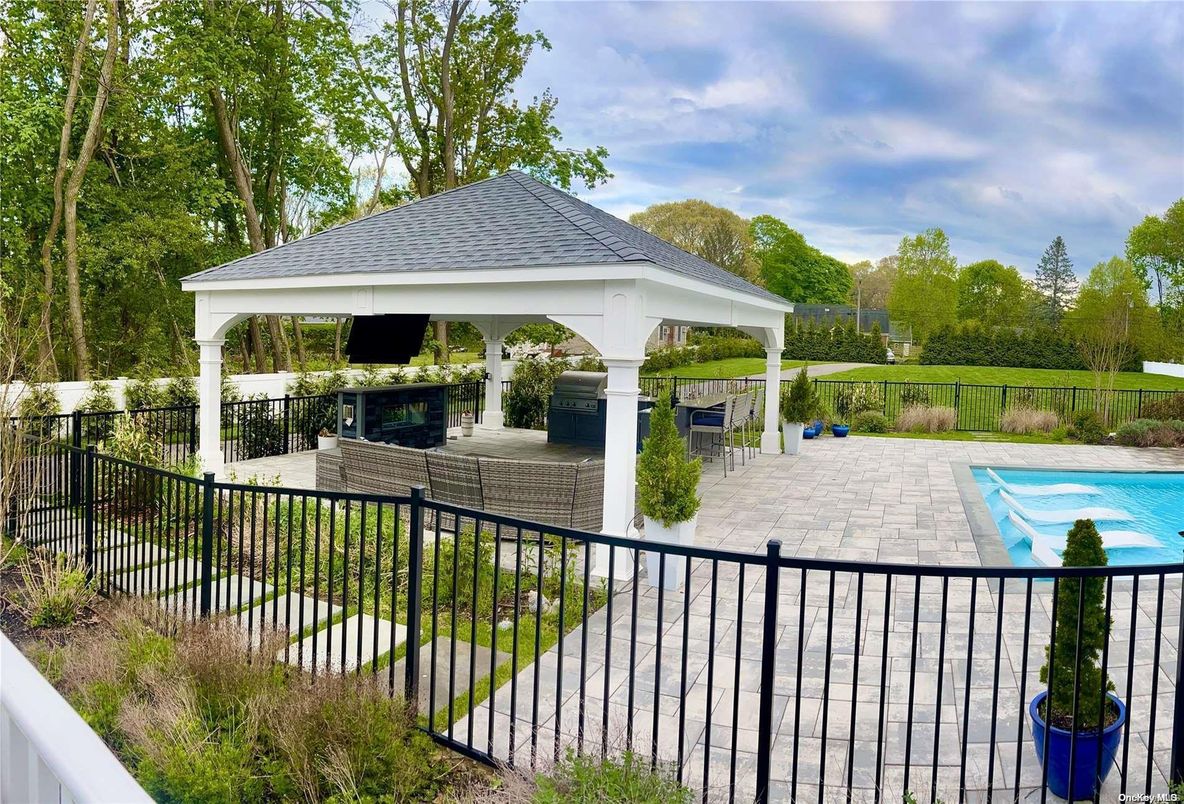 Backyard, Exterior, Fireplace, Pool