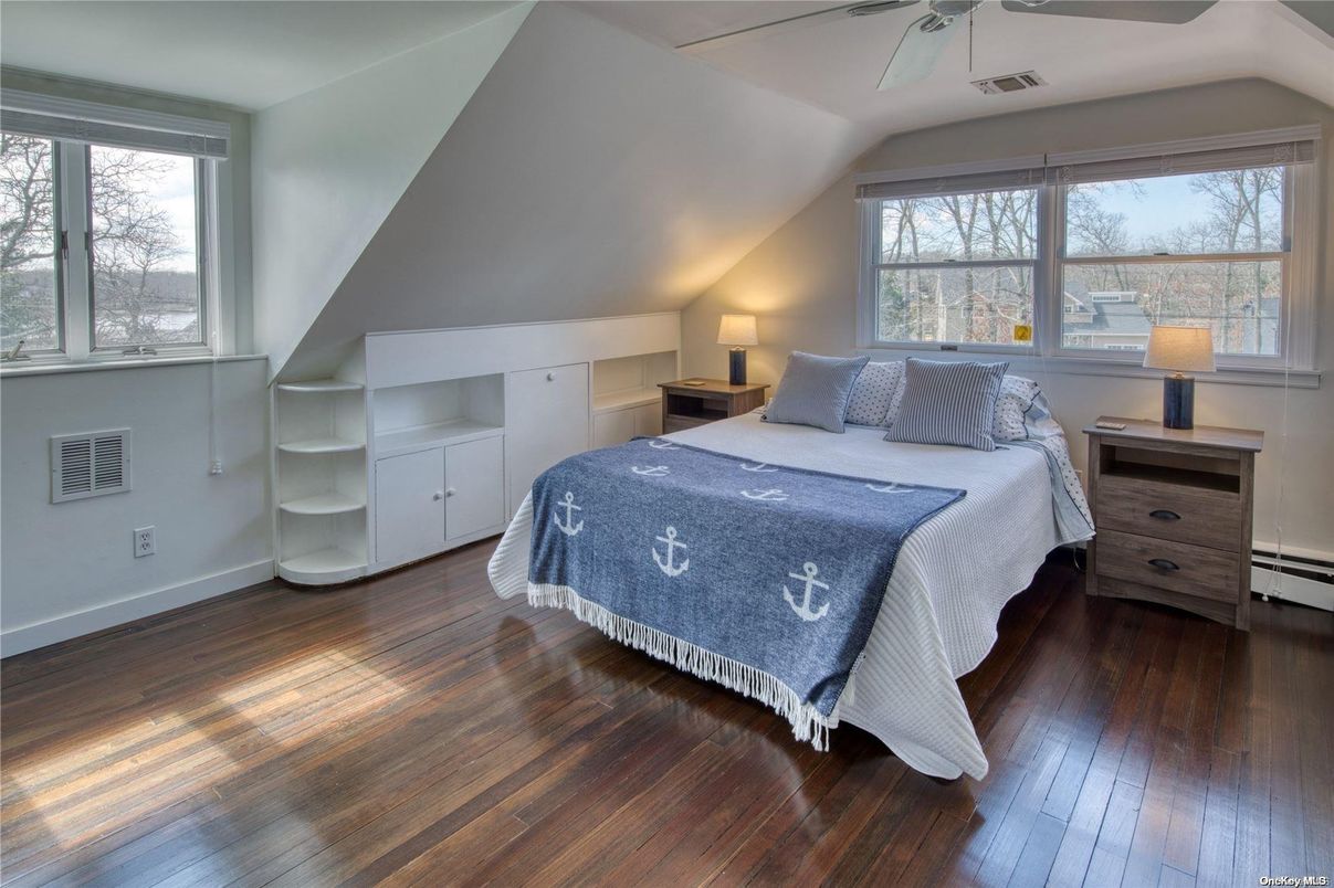 Bedroom, Interior, Wood Texture Flooring