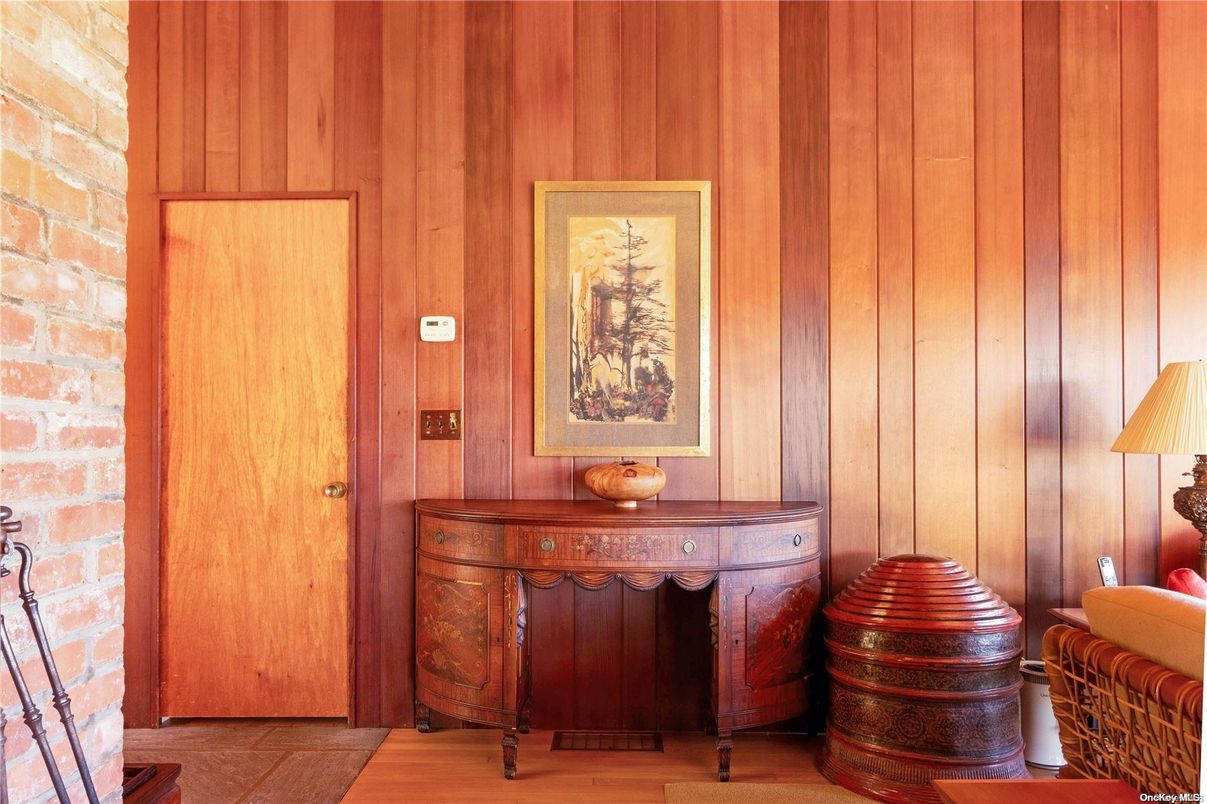 Interior, Stone Walls, Wood Texture Flooring, Wooden Walls