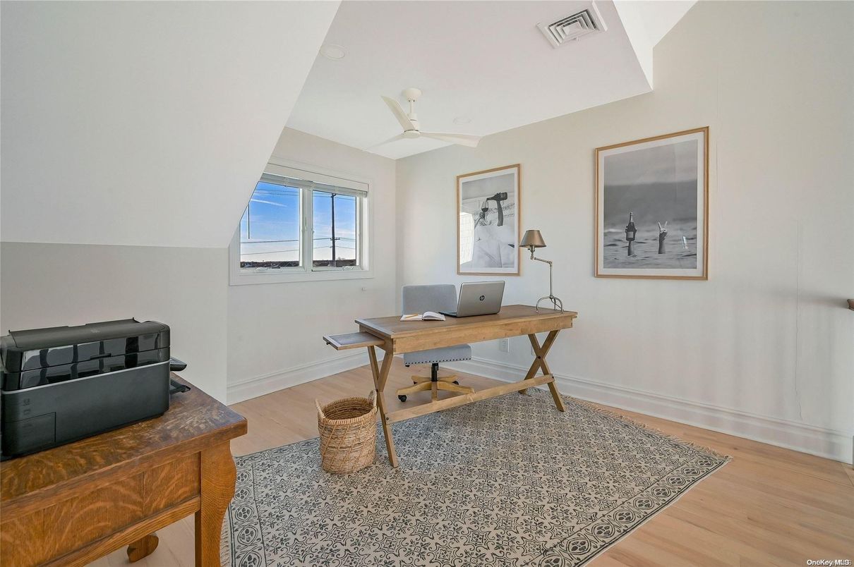 Home Office, Interior, Wood Texture Flooring