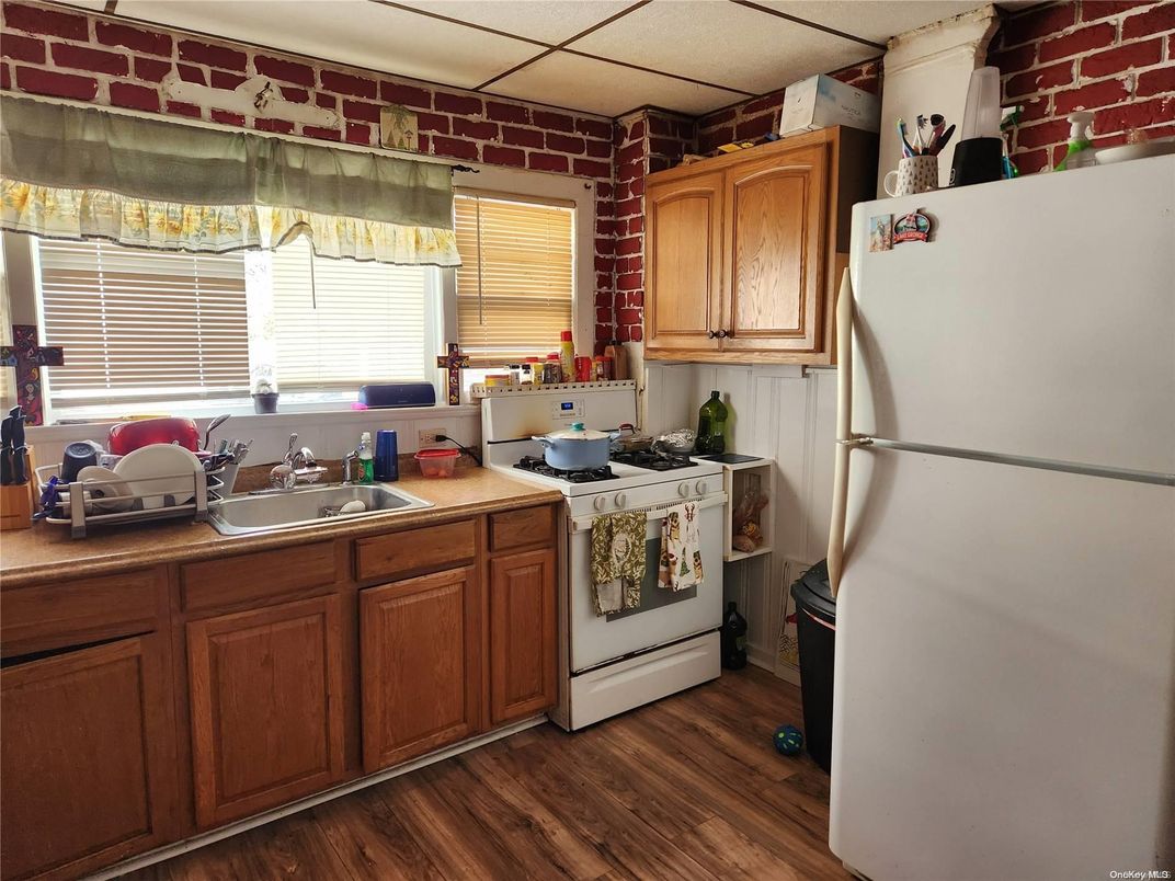 Interior, Kitchen, Wood Texture Flooring