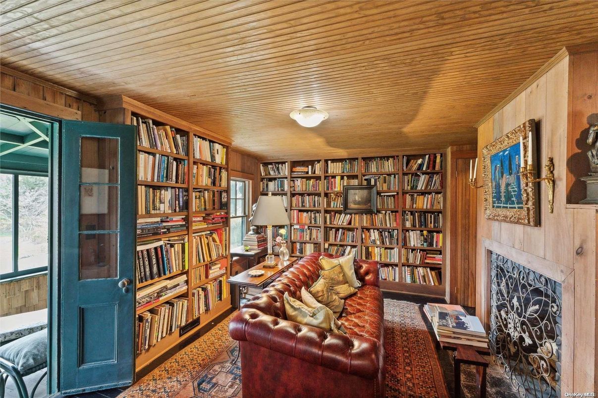 Fireplace, Interior, Living room, Wooden Ceilings, Wooden Walls