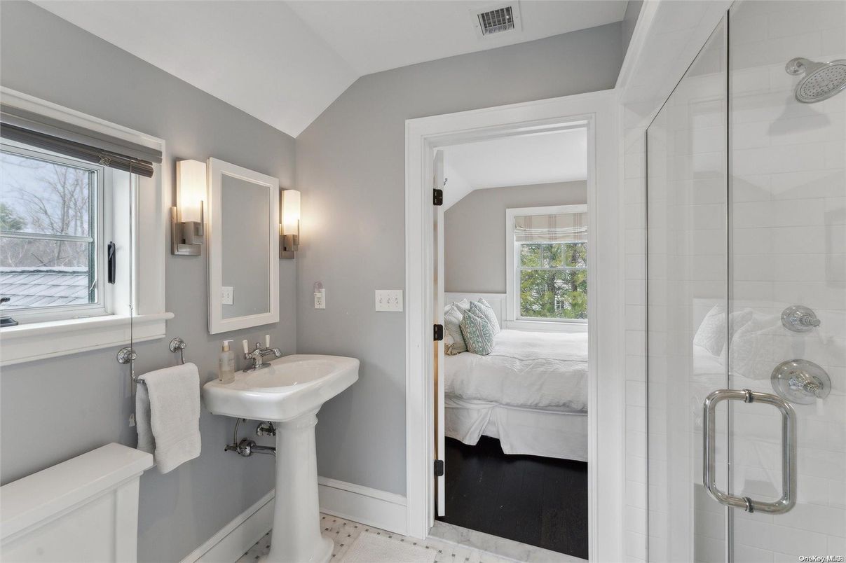 Bathroom, Bedroom, Glass Shower, Interior