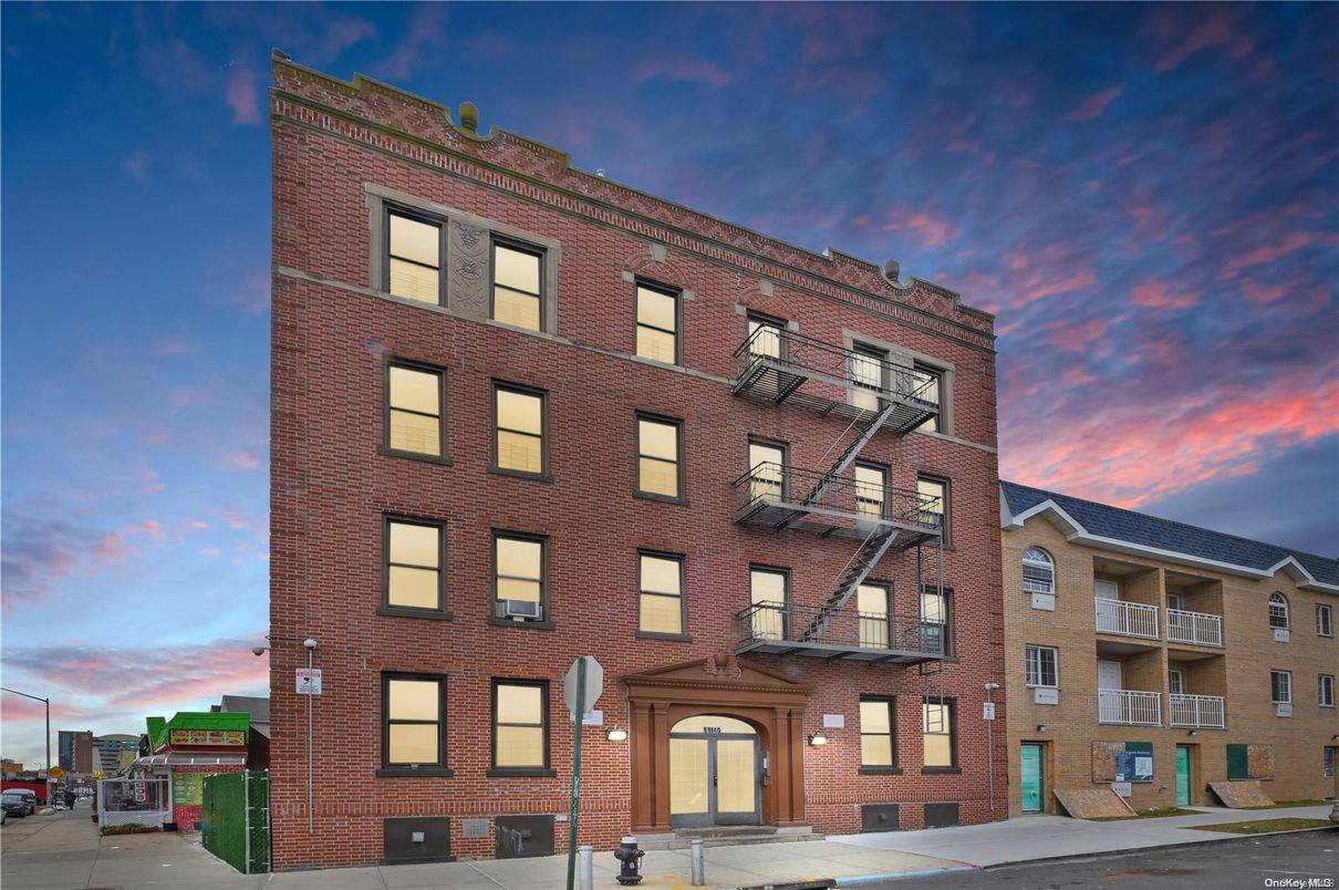Exterior, Facade, Brick Facade, Condo Building