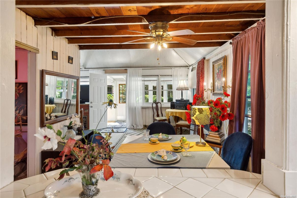 Dining room, Interior, Wooden Beams, Wooden Ceilings