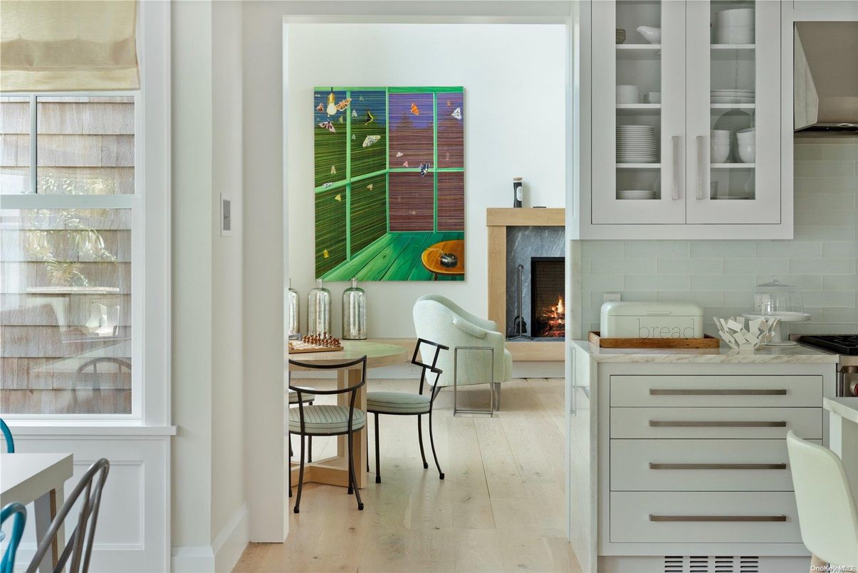 Fireplace, Interior, Wood Texture Flooring