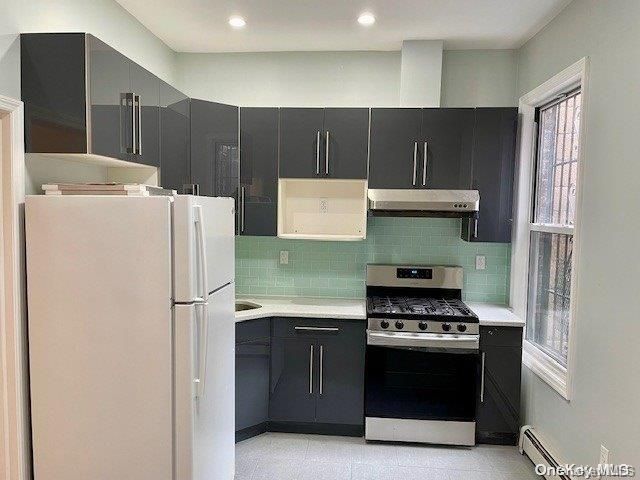 Interior, Kitchen, Recessed Lighting, Stainless Steel Appliances