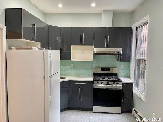 Interior, Kitchen, Recessed Lighting, Stainless Steel Appliances