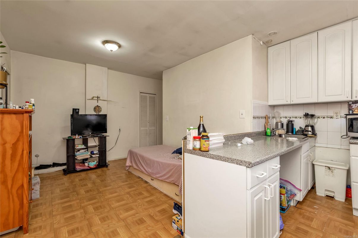 Interior, Kitchen, Wood Texture Flooring