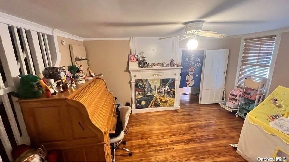 Fireplace, Home Office, Interior, Piano, Wood Texture Flooring