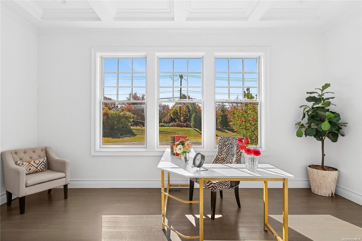 Home Office, Interior, Wood Texture Flooring
