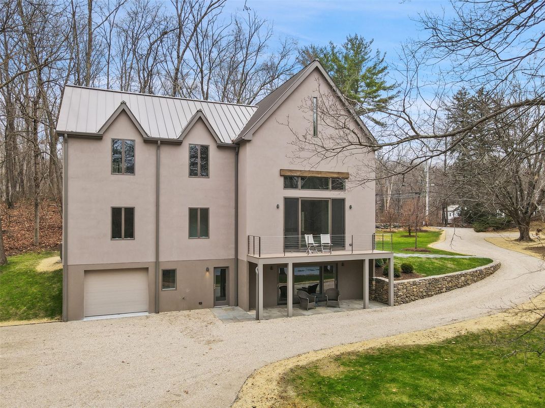 Attached, Backyard, Exterior, Facade, Farmhouse