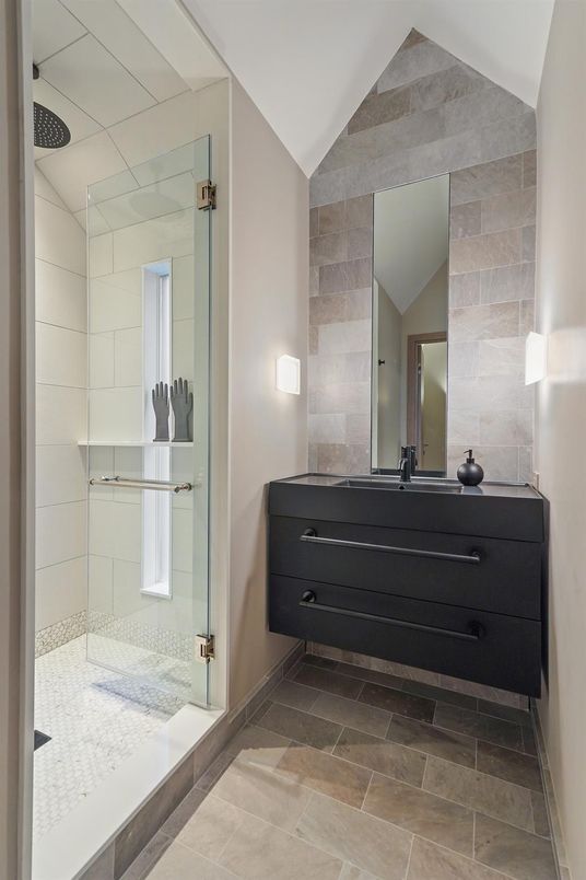 Bathroom, Glass Shower, Interior