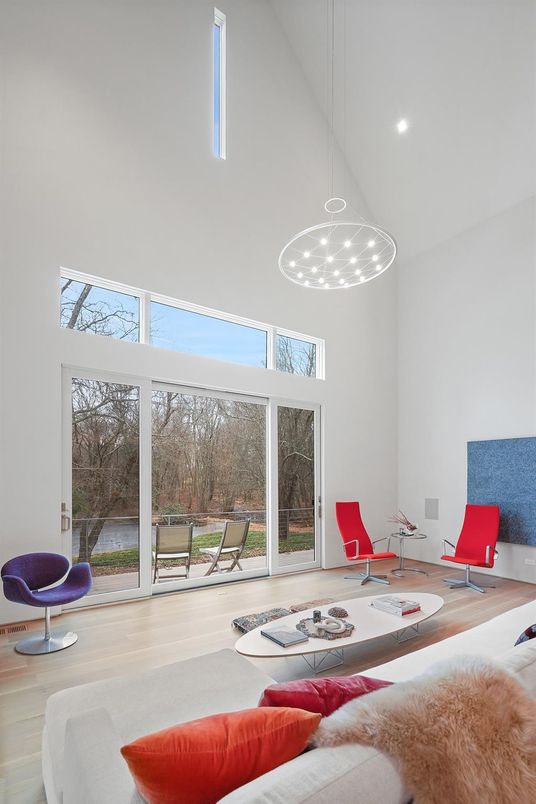 Interior, Pendant Lights, Recessed Lighting, Wood Texture Flooring