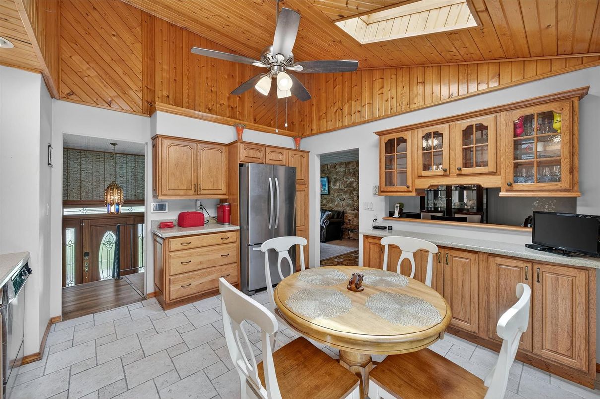 Dining room, Interior, Kitchen, Wooden Ceilings