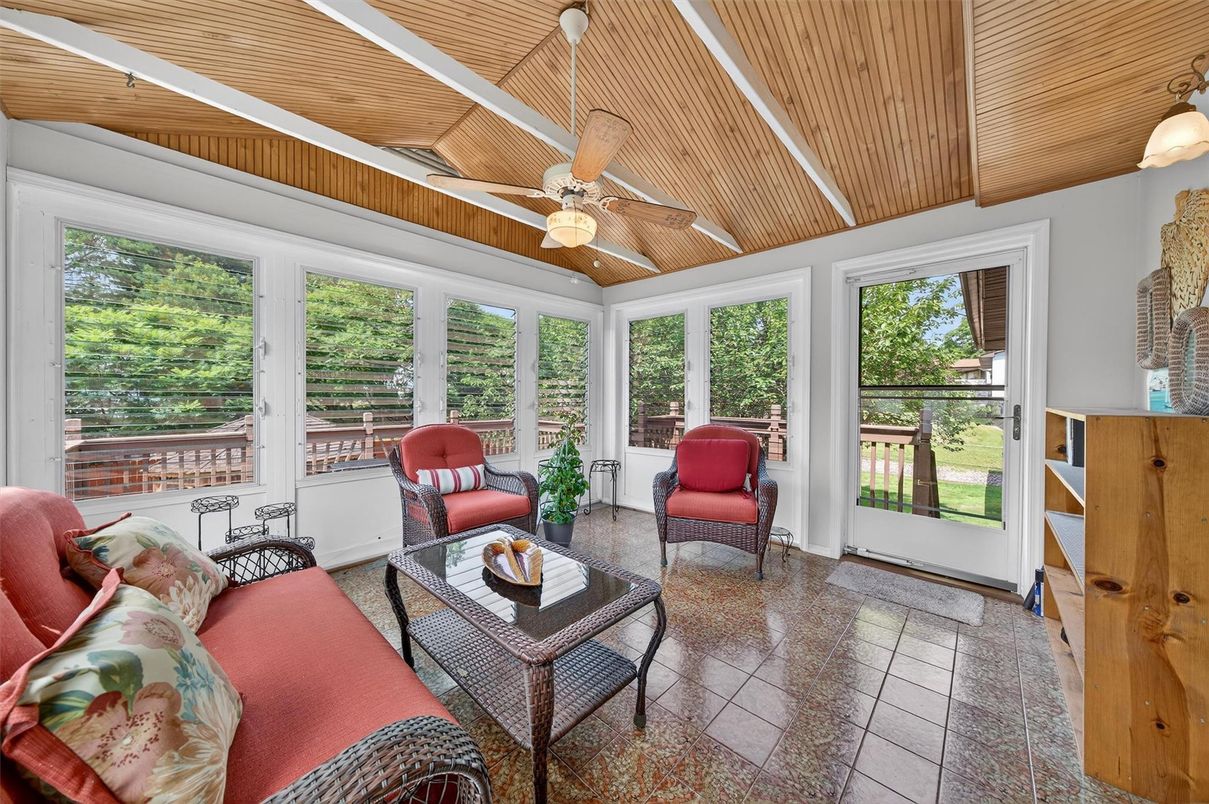 Interior, Living room, Sun Room, Wooden Ceilings