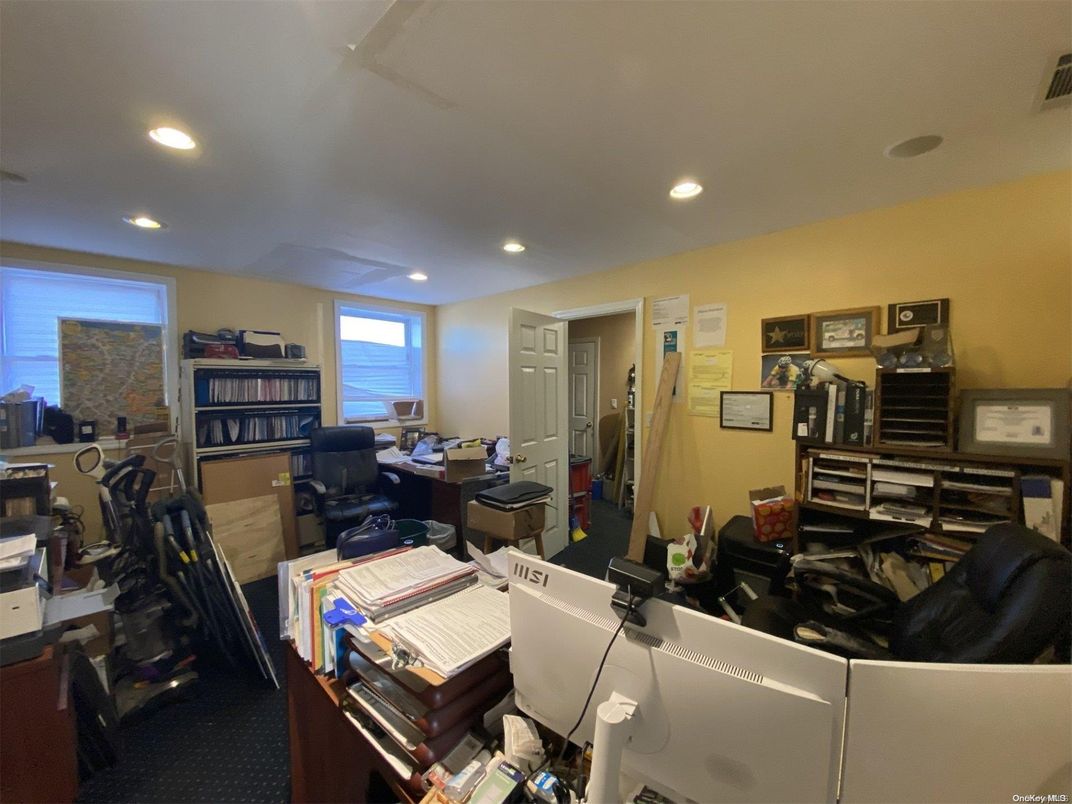Home Office, Interior, Recessed Lighting