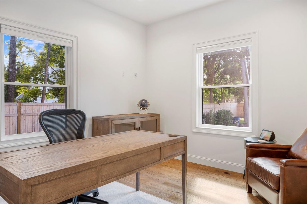 Home Office, Interior, Wood Texture Flooring