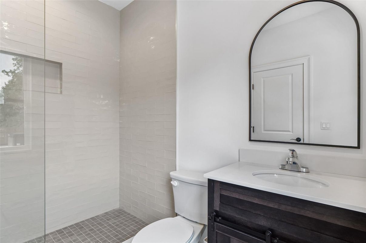 Bathroom, Glass Shower, Interior
