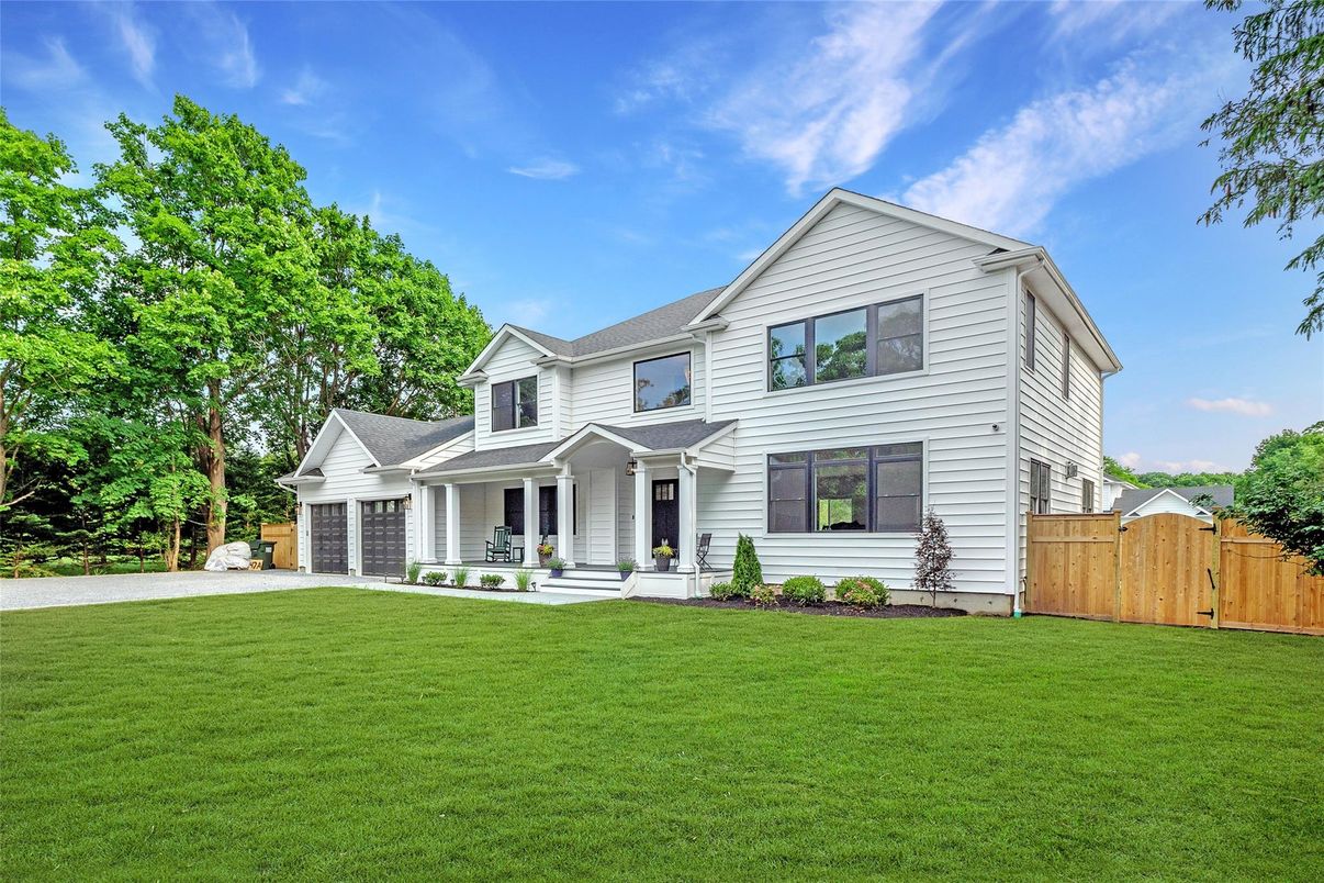 Attached, Backyard, Exterior, Facade, Farmhouse