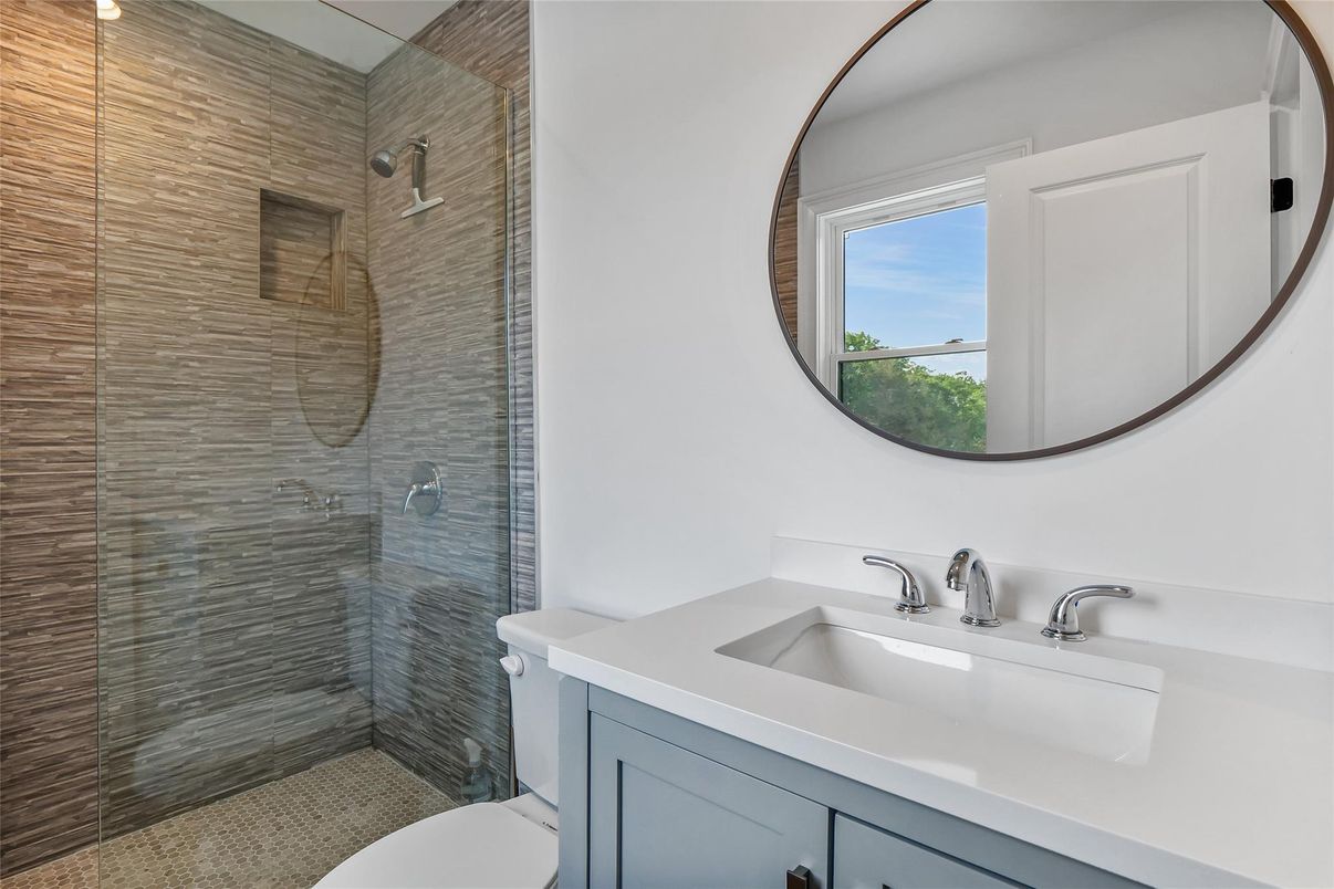 Bathroom, Glass Shower, Interior