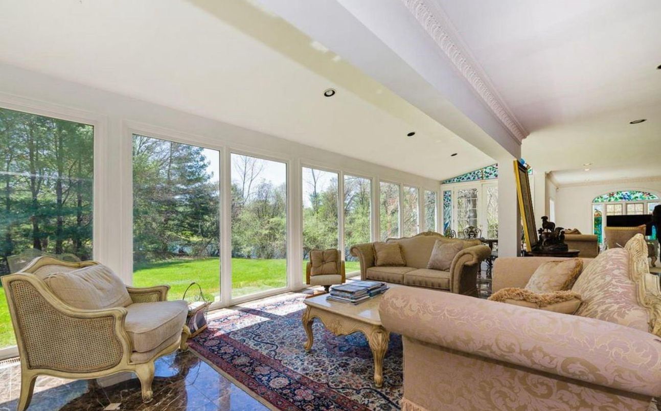 Interior, Living room, Recessed Lighting, Sun Room