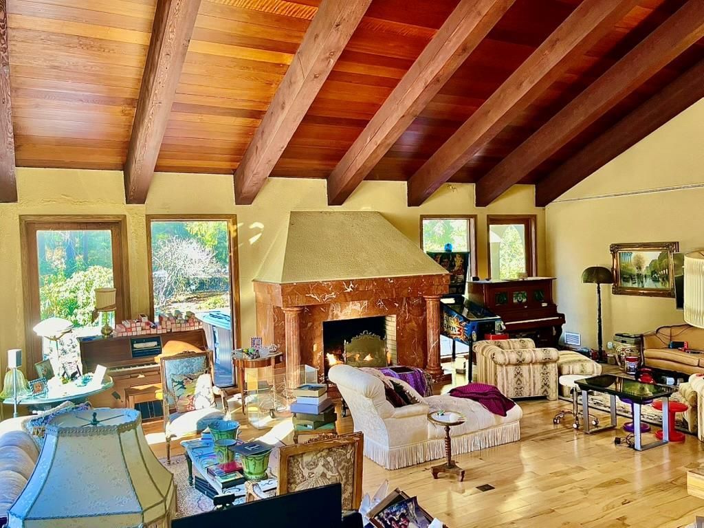 Fireplace, Interior, Living room, Wooden Beams, Wooden Ceilings, Wood Texture Flooring