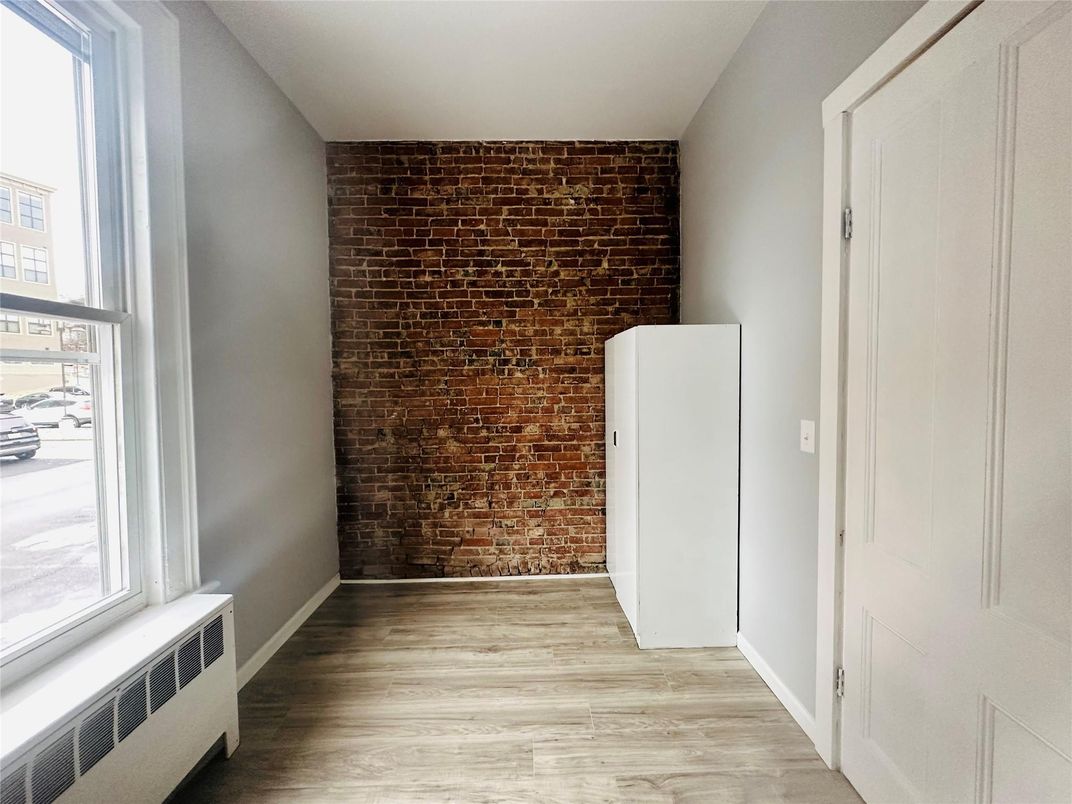 Interior, Stone Walls, Wood Texture Flooring