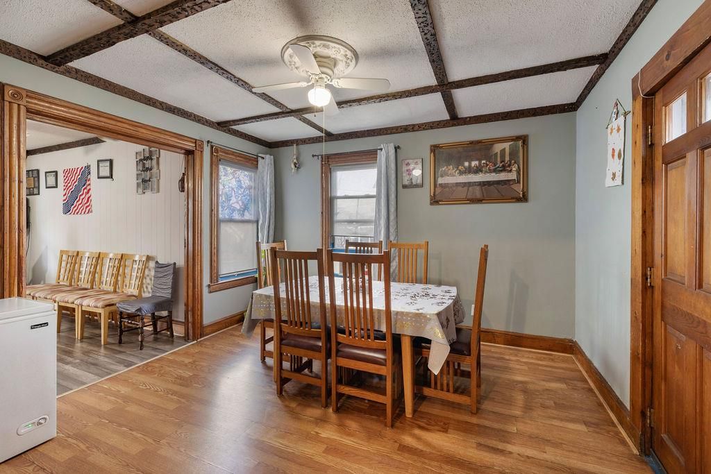 Dining room, Interior, Wood Texture Flooring