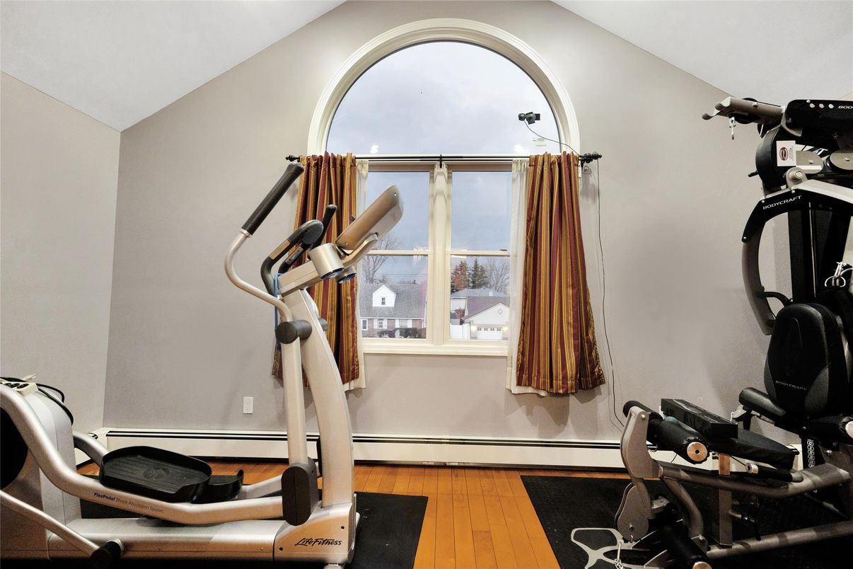 Fitness Equipment, Interior, Wood Texture Flooring
