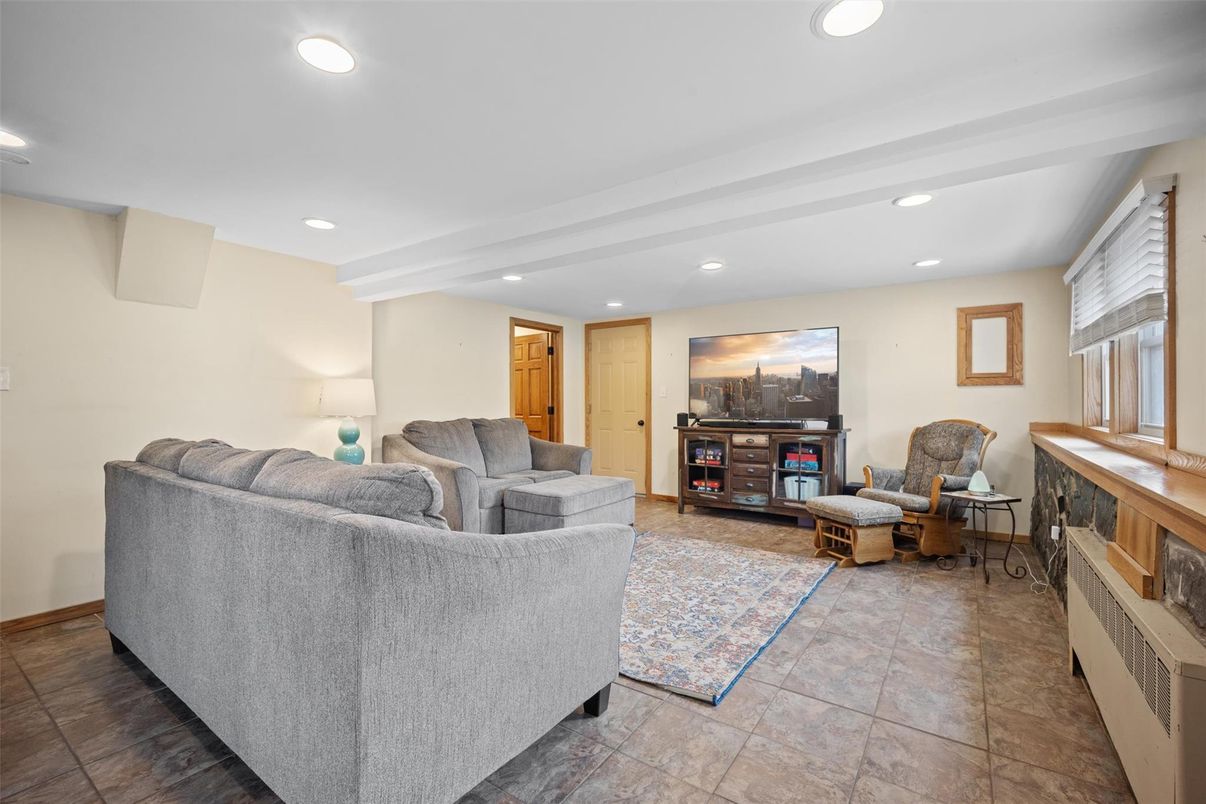 Interior, Living room, Recessed Lighting