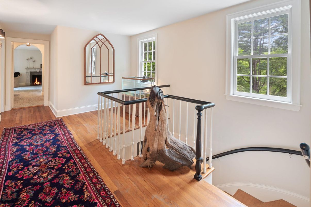 Fireplace, Interior, Wood Texture Flooring