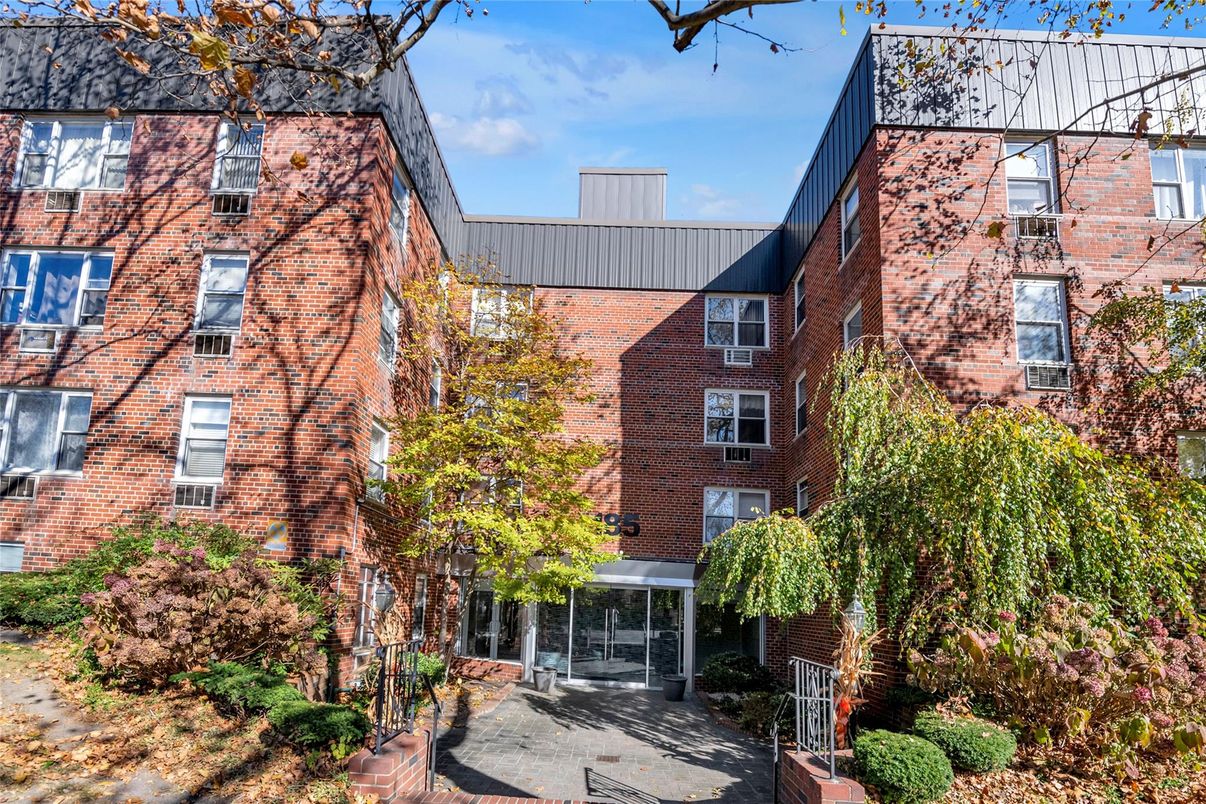 Exterior, Facade, Brick Facade, Condo Building