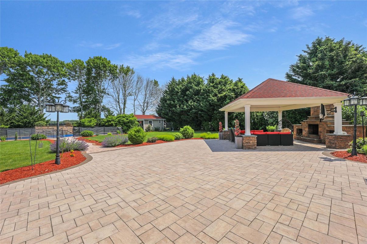 Backyard, Exterior, Fireplace