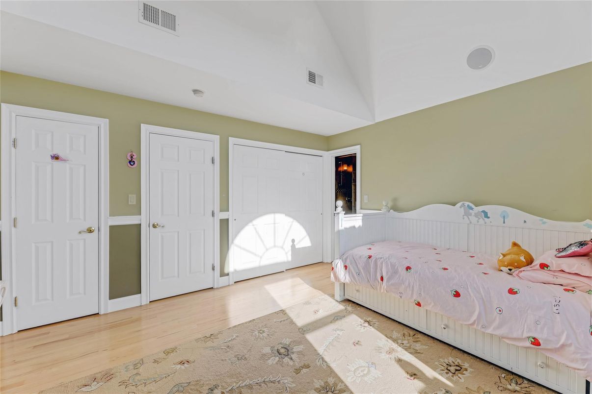 Bedroom, Interior, Wood Texture Flooring