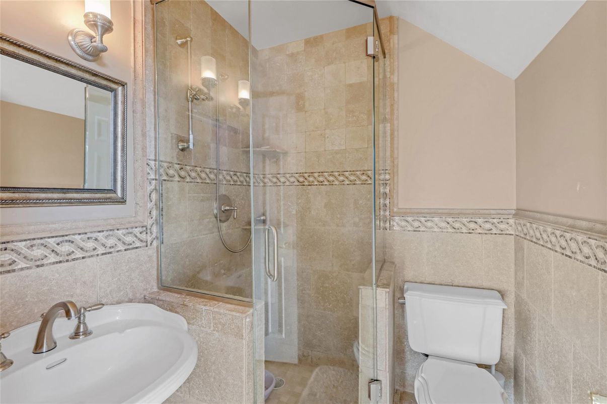 Bathroom, Glass Shower, Interior