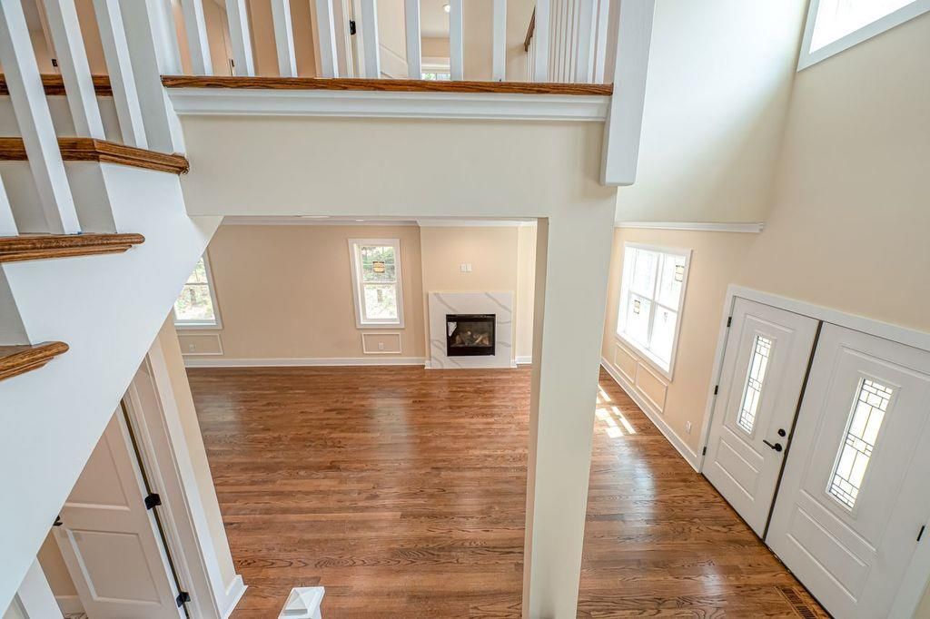 Fireplace, Interior, Wood Texture Flooring