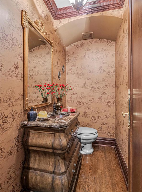 Bathroom, Interior, Wood Texture Flooring