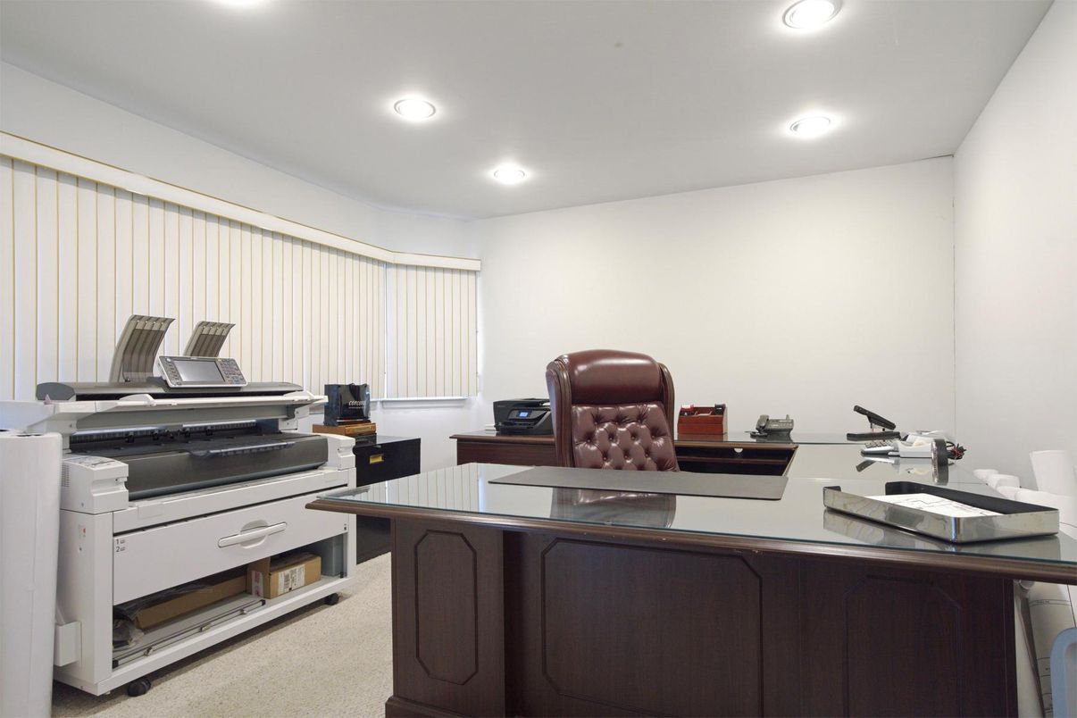 Home Office, Interior, Recessed Lighting