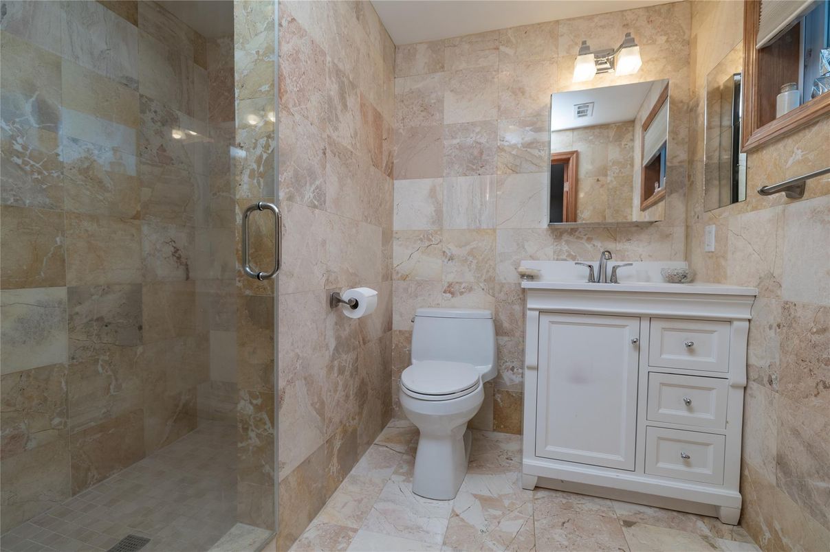 Bathroom, Glass Shower, Interior
