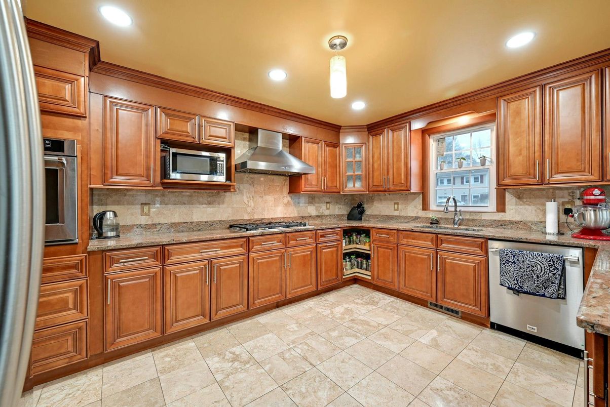 Interior, Kitchen, Recessed Lighting, Stainless Steel Appliances
