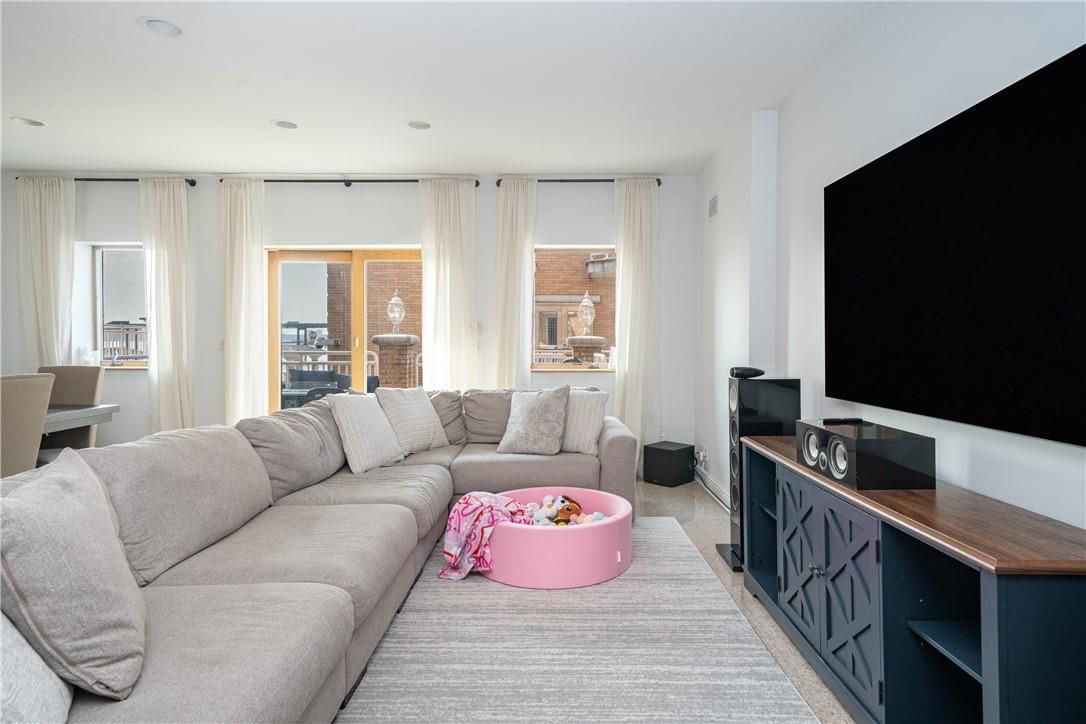 Interior, Living room, Recessed Lighting