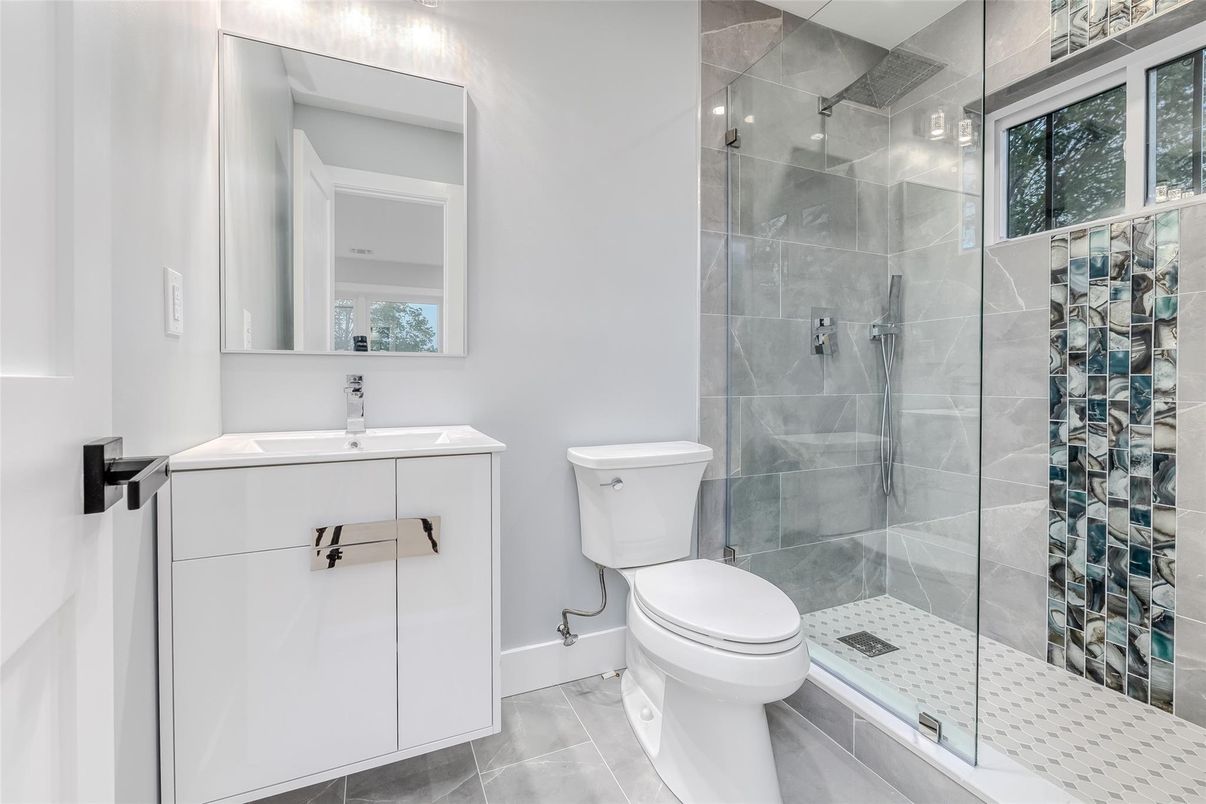 Bathroom, Glass Shower, Interior