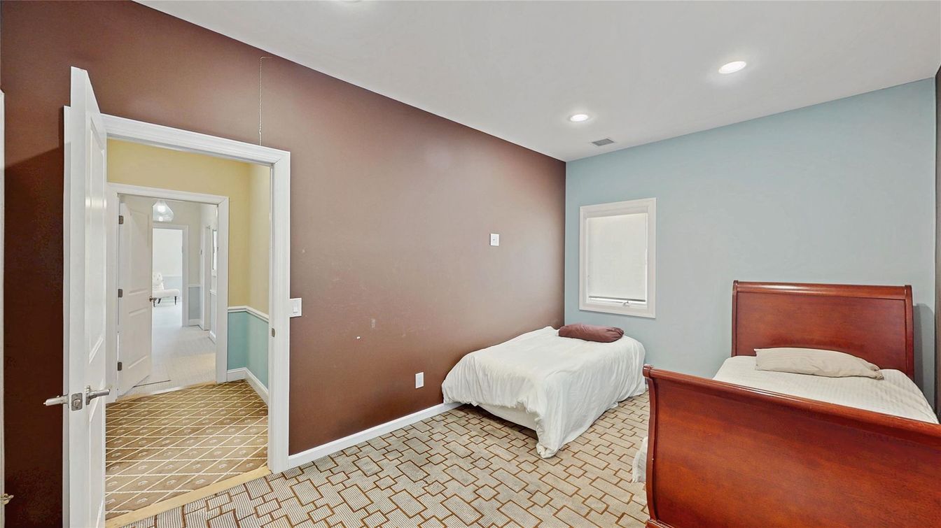 Bedroom, Interior, Recessed Lighting